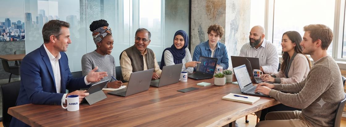 Sartoria Systems' distributed engineering team collaborating in person
