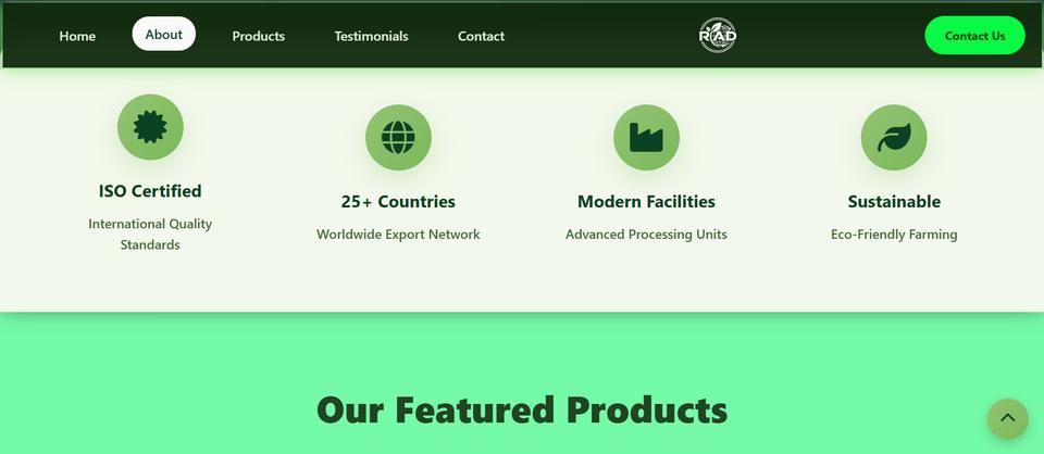 RAD Agri-Exports screenshot 4 — coming soon